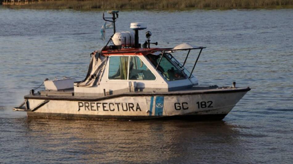 Perfectura continúa búsqueda en Luján. Foto: NA.