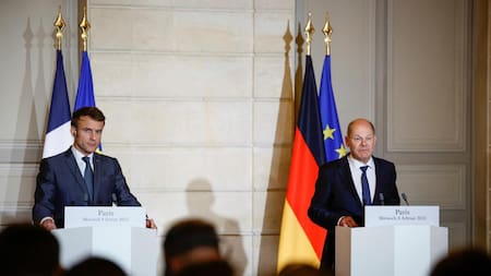 Zelenski llegó a París para su reunión con Macron y Scholz. EFE