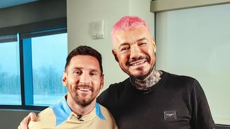 Lionel Messi y Marcelo Tinelli