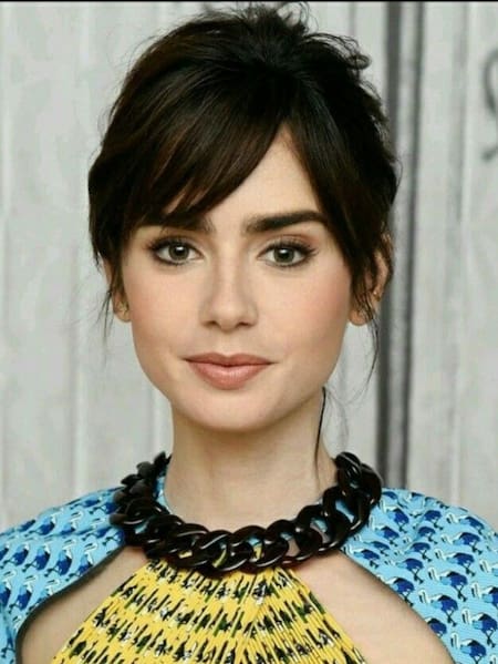 Lily Collins. Fuente: Pinterest