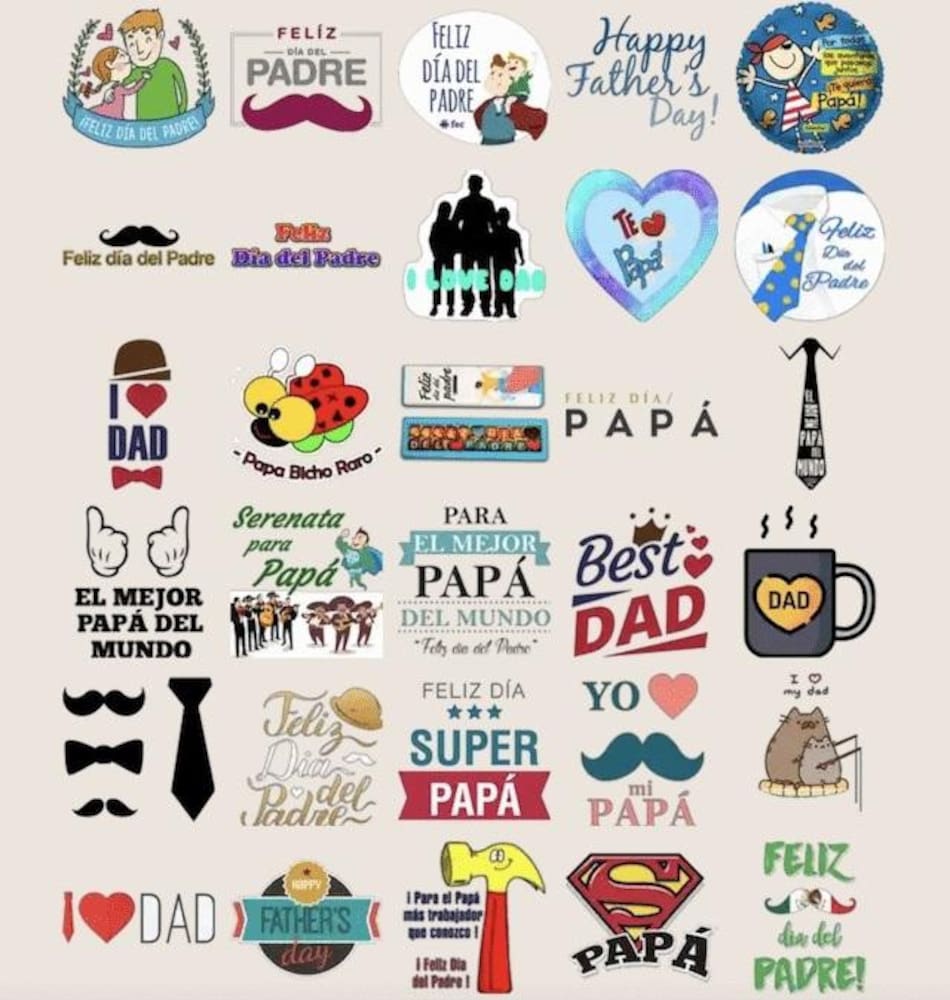 Stickers WhatsApp para el Día del Padre