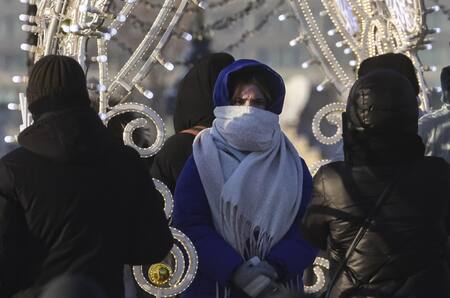 Ola polar en Moscú, Rusia. Foto: EFE.