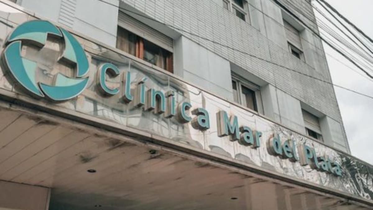 Clínica Mar del Plata, ubicada en la calle San Luis al 2500.