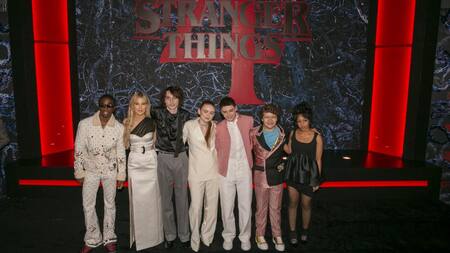 Elenco de Stranger Things. Foto: EFE.