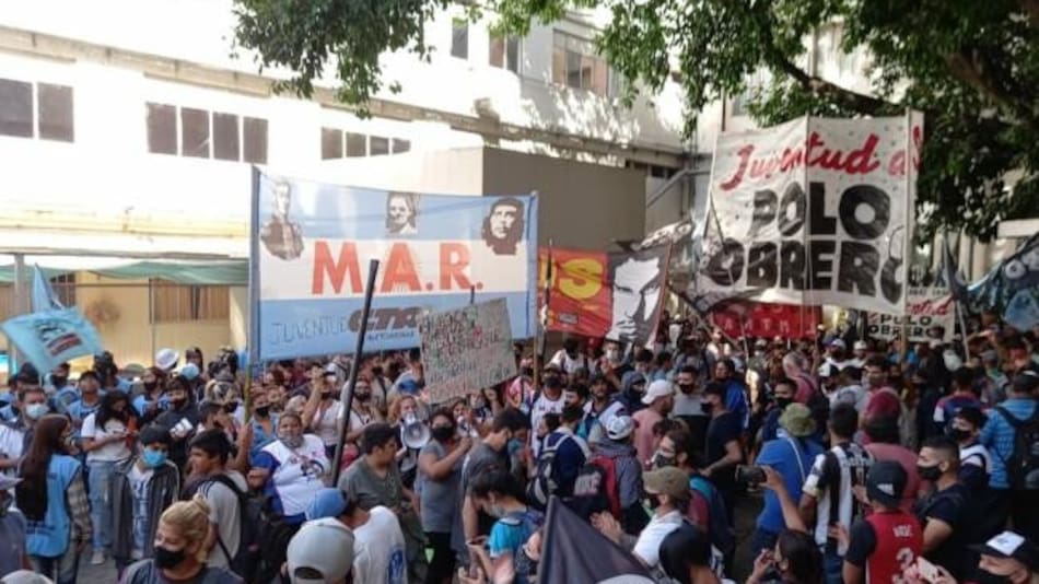 Juventudes piqueteras en el Ministerio de Educación