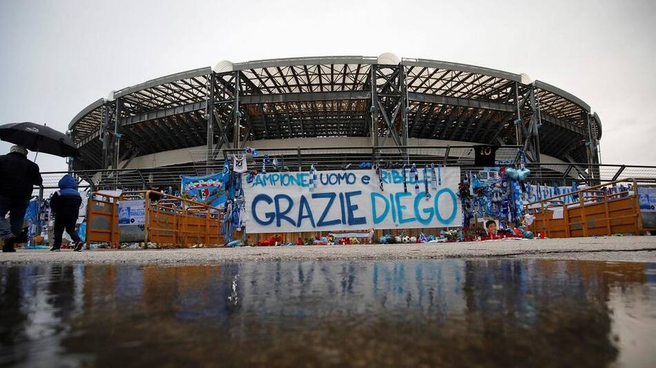 Estadio Diego Armando Maradona, Nápoli, fútbol italiano, Reuters