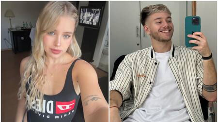 Coti Romero y Nacho, exparticipantes de Gran Hermano. Fotos: Instagram.