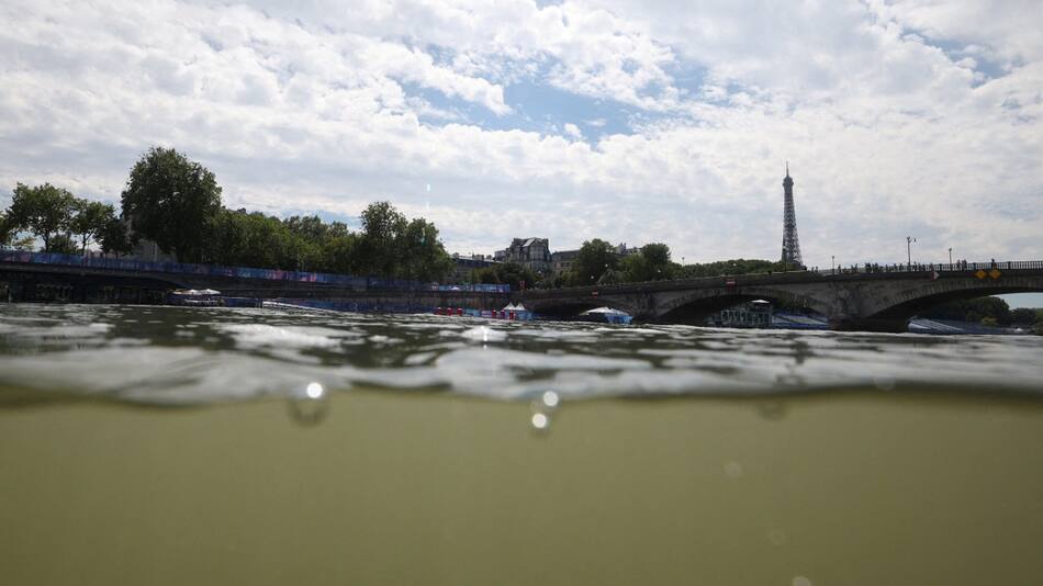 Río Sena; Juegos Olímpicos de París 2024. Foto: Reuters.