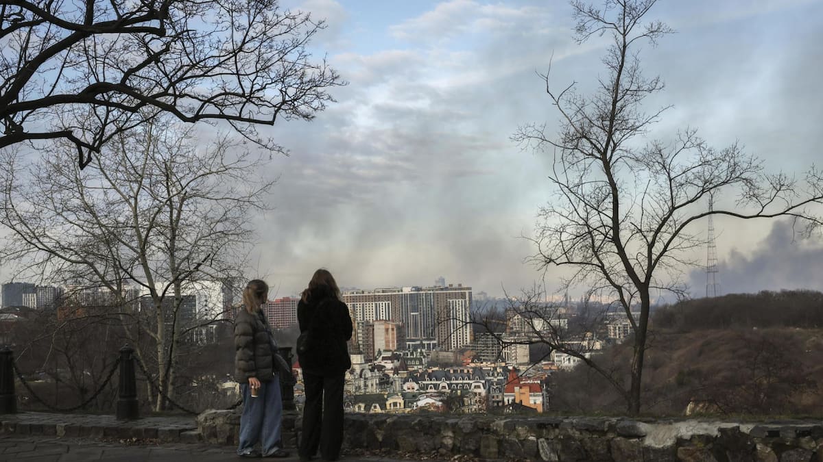 Oleada de misiles de Rusia contra Ucrania. Foto: EFE.