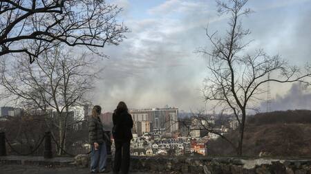 Oleada de misiles de Rusia contra Ucrania. Foto: EFE.