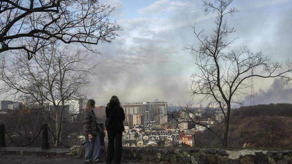 Oleada de misiles de Rusia contra Ucrania. Foto: EFE.