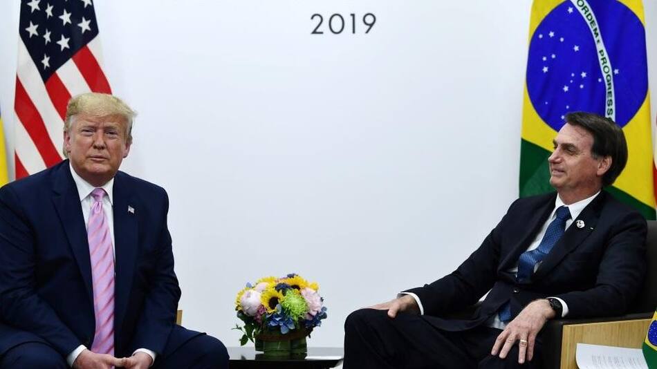 Donald Trump y Jair Bolsonaro en la Cumbre del G20