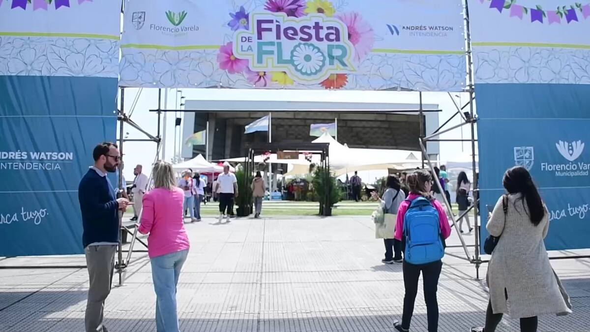 Fiesta de la Flor. Foto: captura video.