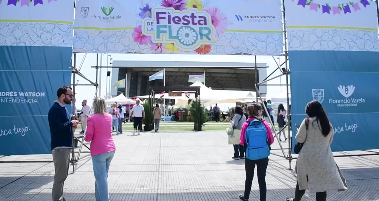 Fiesta de la Flor. Foto: captura video.