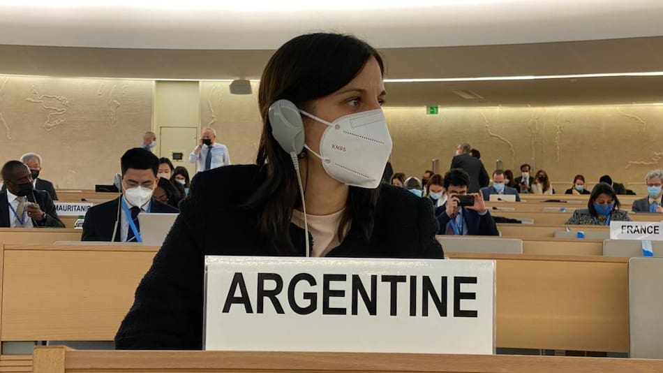 Cecilia Meirovich, directora de Derechos Humanos de la Cancillería Argentina, en la ONU, AGENCIA NA
