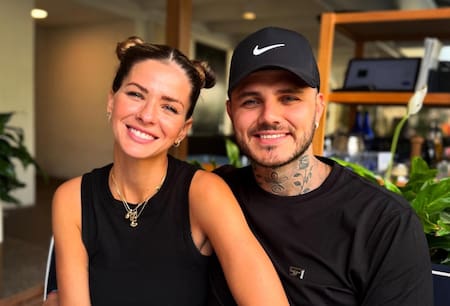 China Suárez y Mauro Icardi. Foto: Instagram.