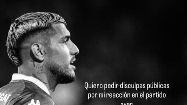 El escándalo del River-Racing: la llamativa disculpa de Adrián Balboa luego de escupir a Marcos Acuña