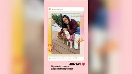 El gesto de Wanda Nara con María Becerra. Foto: Instagram / wanda_nara.