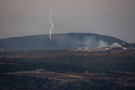 Combates en la frontera Israel-Líbano. Foto: Reuters
