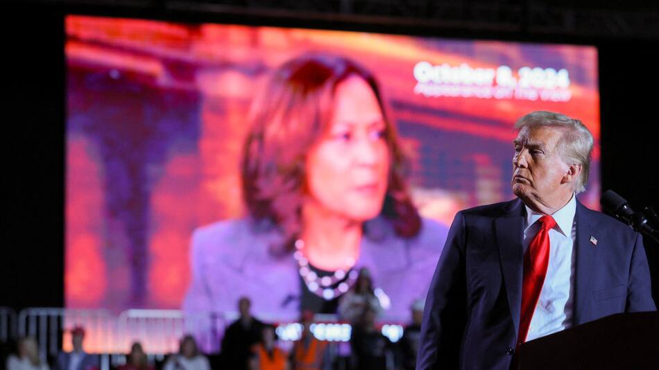 Donald Trump y Kamala Harris, Estados Unidos. Foto: Reuters