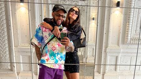 Dani Alves y su esposa_Instagram/danialves