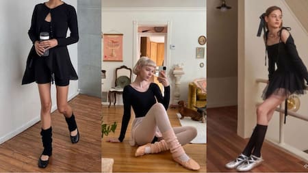 Estilo "ballet core". Fotos: Pinterest.