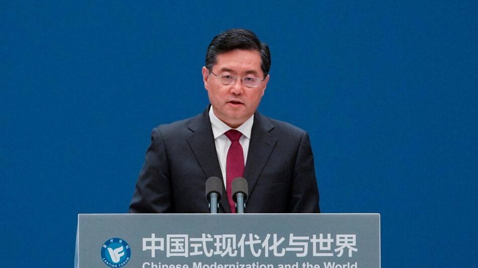 Qin Gang, ministro de exteriores de China. Foto: Reuters.