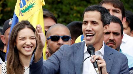 Juan Guaidó en Venezuela (Reuters)