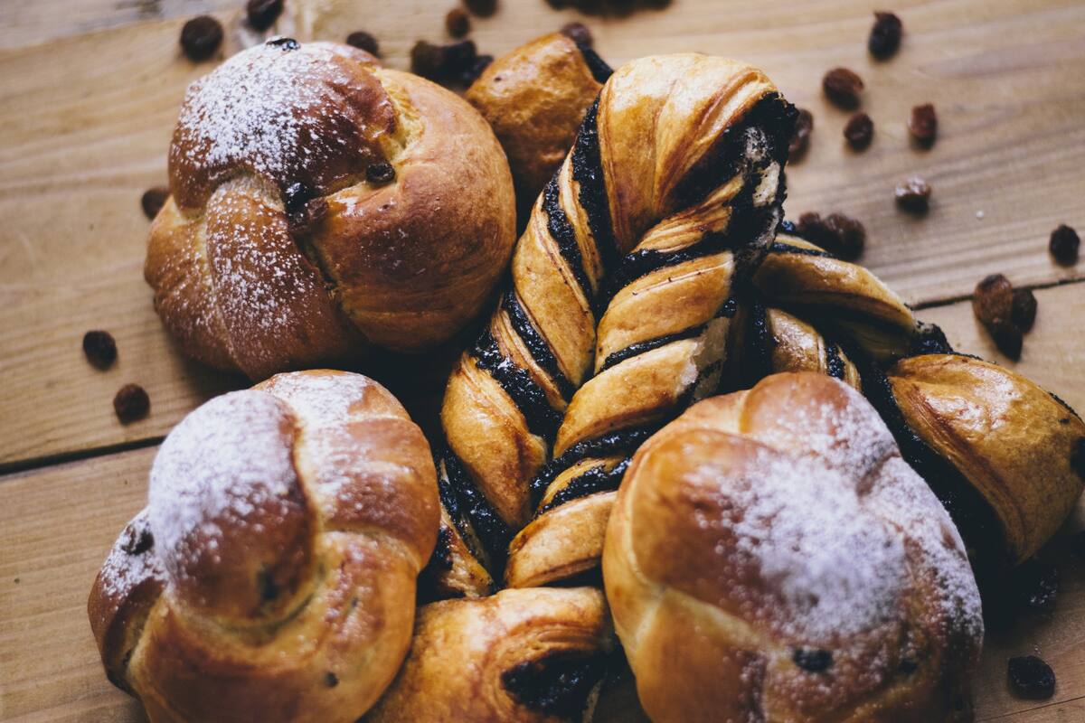 Panadería, facturas. Foto: Freepik.