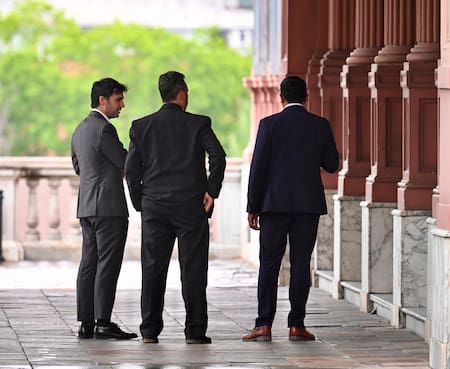 El gobernador de Chubut, Ignacio Torres, en Casa Rosada