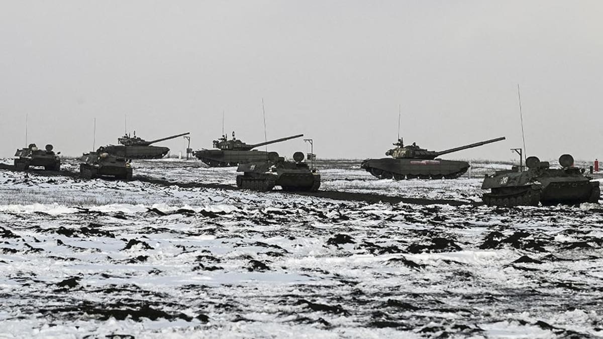 Conflicto entre Rusia y Ucrania, tanques de guerra rusos, Reuters