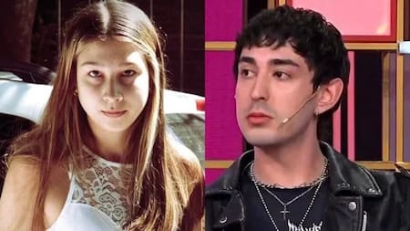 Nahir Galarza y Santiago Jaimovich, compañero y actor de la película de su historia. Foto: NA.