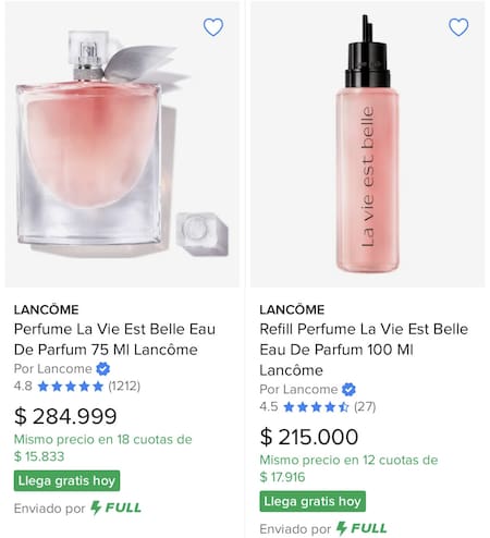 Cómo conseguir perfumes importados con descuento. Foto Mercado Libre