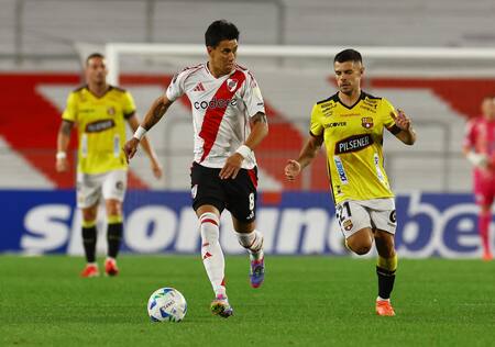 Maxi Meza, River Plate. Foto: REUTERS/Agustin Marcarian.