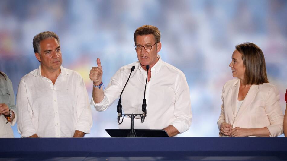 Triunfo del PP en las elecciones de España. Foto: Reuters.