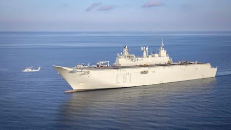 Buque Juan Carlos I. Foto: Wikipedia.