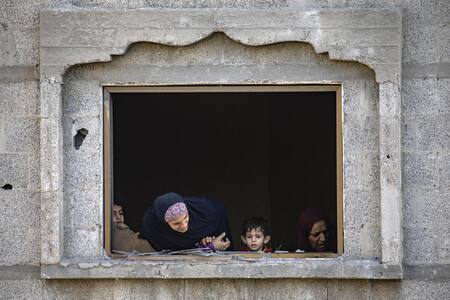 Ataques israelíes en la Franja de Gaza. Foto: EFE.G
