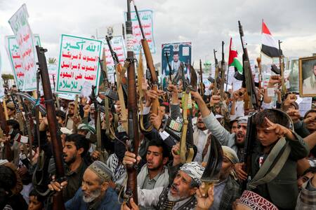 Hutíes, enemigos acérrimos de Israel. Foto: Reuters/Khaled Abdullah
