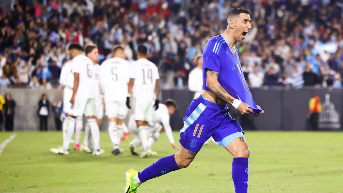 Ángel Di María, Selección Argentina. Foto: NA.