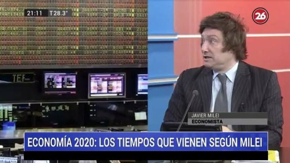 Javier Milei en Canal 26, entrevista completa