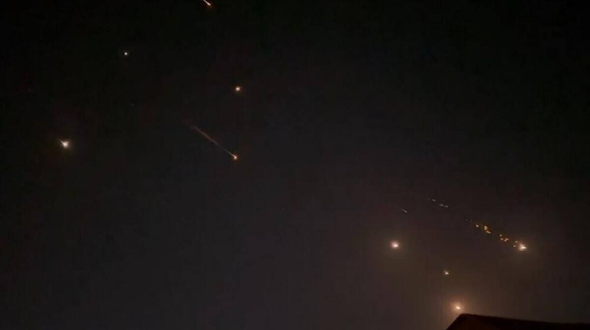Explosiones en Irán. Foto: captura