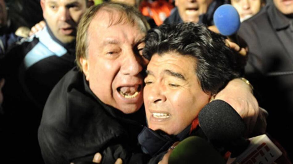 Carlos Bilardo y Diego Maradona