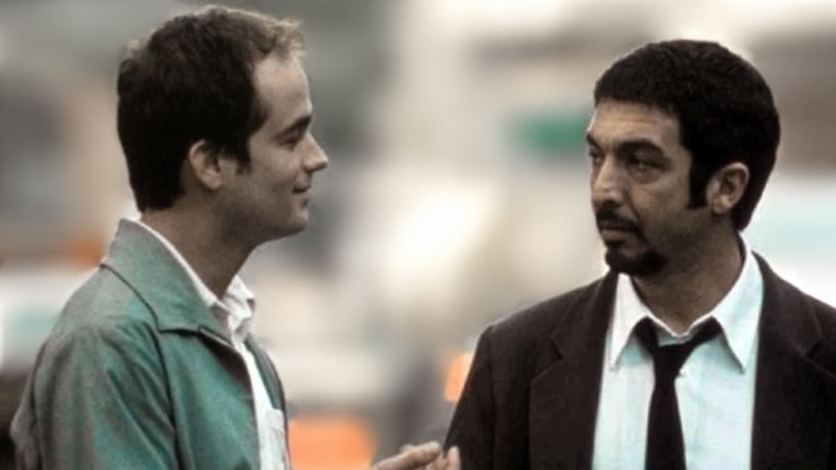 Gastón Paul y Ricardo Darín en "Nueve Reinas". Foto: archivo.