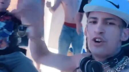 L-Gante creó una canción para el Mundial. Foto: captura.