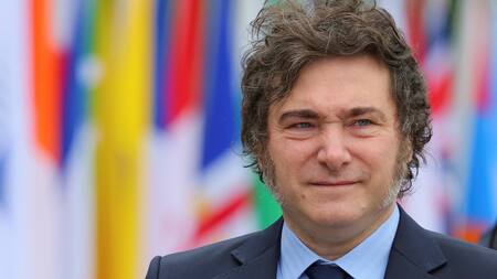 Javier Milei en la Cumbre por la Paz en Ucrania. Foto: Reuters