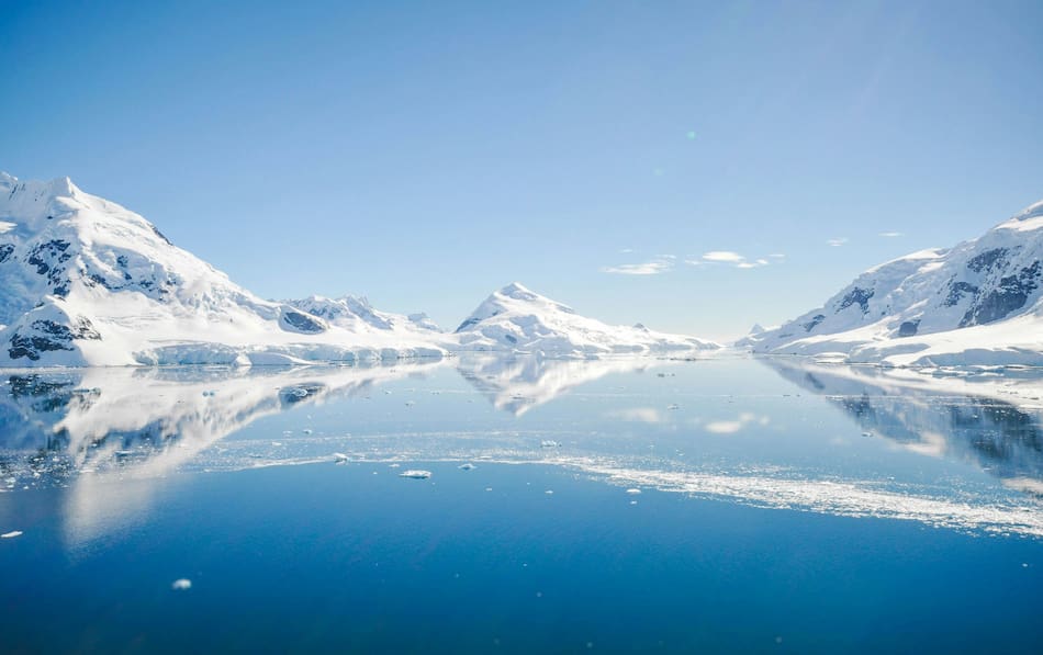 Glaciares e la Antártida. Foto: Unsplash.