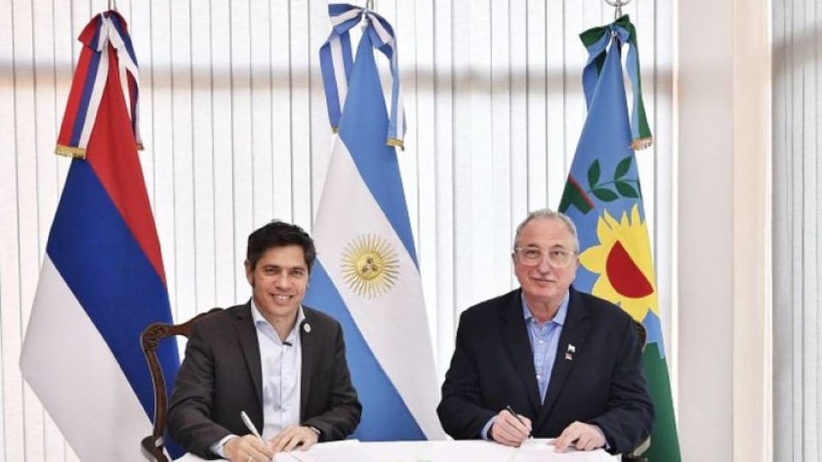 Axel Kicillof y Hugo Passalacqua