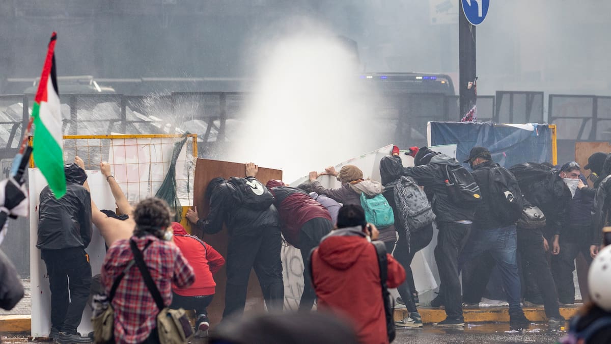 Incidentes en la 5° Marcha Federal Universitaria.