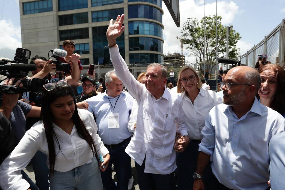 Edmundo González Urrutia, candidato presidencial de Venezuela. Foto: EFE.