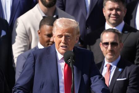 Donald Trump, presidente de Estados Unidos. Foto: Josh Morgan/USA TODAY/Reuters.